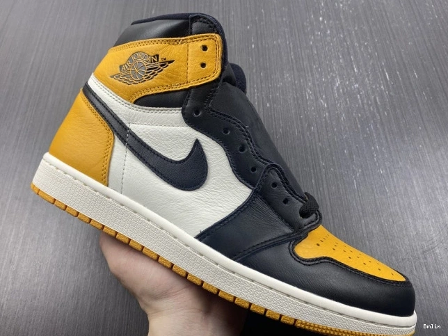Bmlin 1 555088-711 Jordan High Yellow Air Toe OG 0821